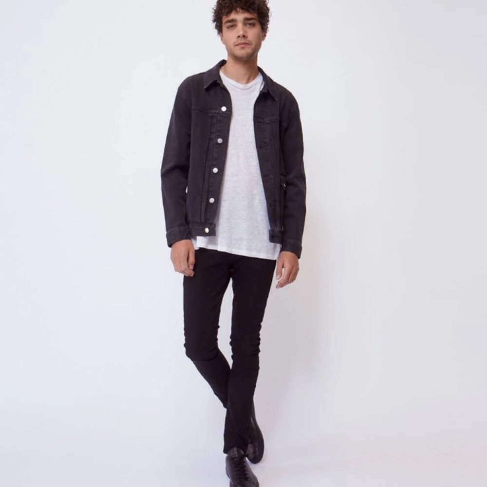 NWT BLDWN Modern Skinny Stretch Selvedge Baldwin Black